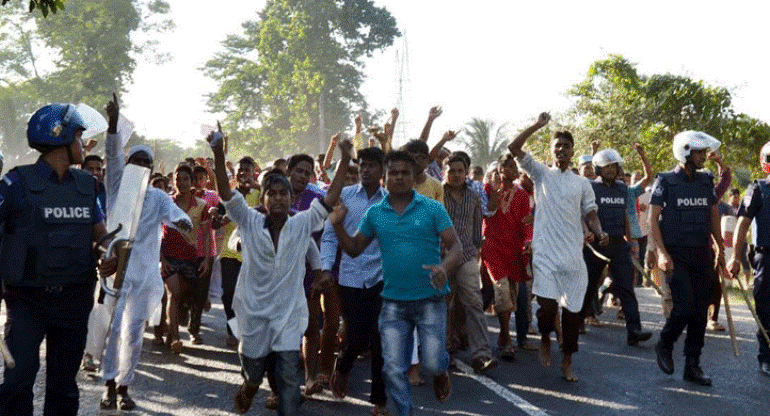 আওয়ামীলীগ-বি এন পি মারামারি লন্ডনে