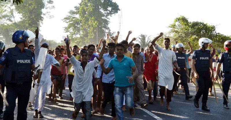 আওয়ামীলীগ-বি এন পি মারামারি লন্ডনে